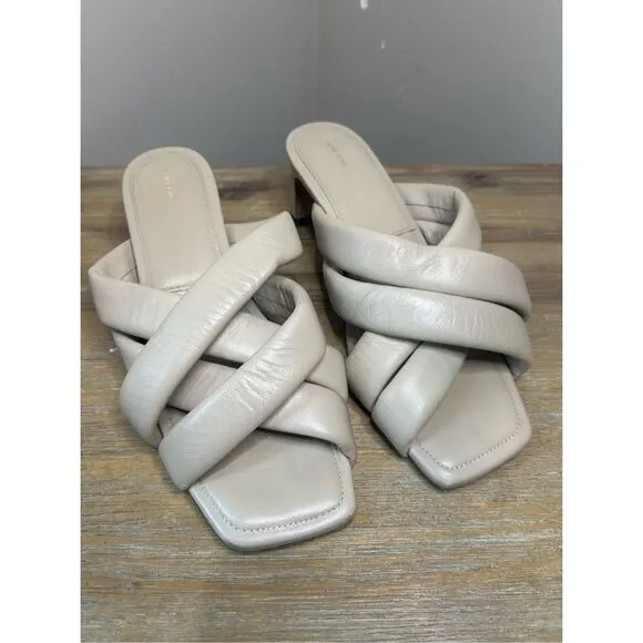 Anine Bing Women's Cade Mid Heel Slide Sandals