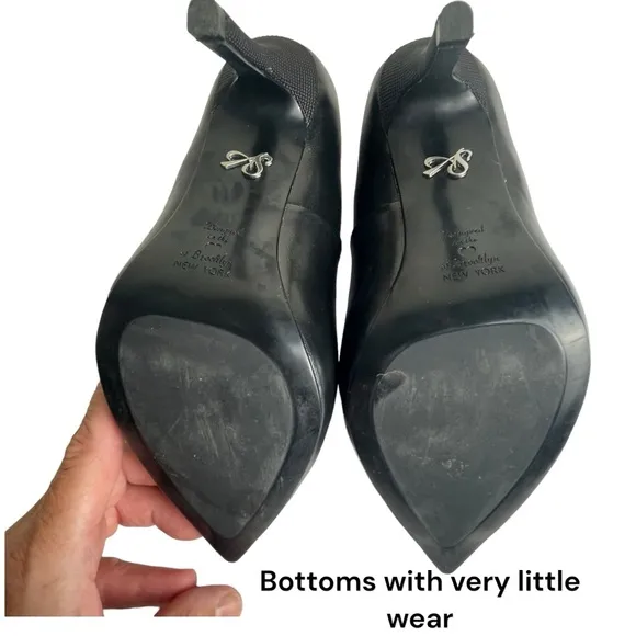 Antonia Saint NY WMNS Black High Heel Shoes Pumps Size OA55 / 5.5 / Narrow