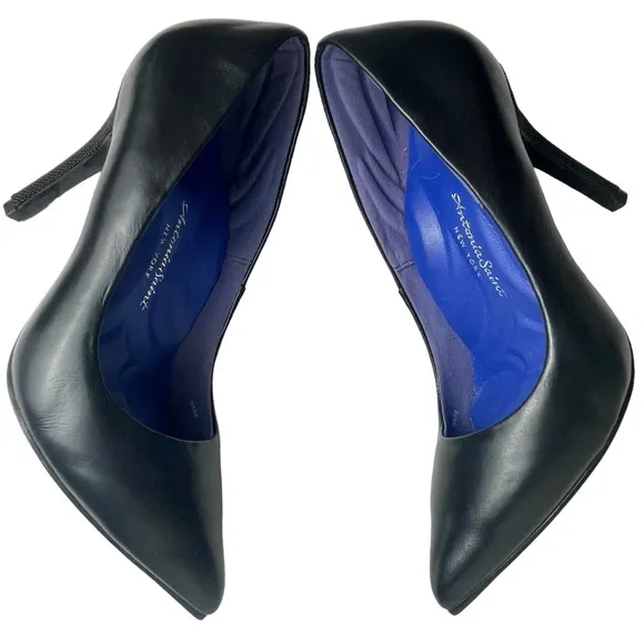 Antonia Saint NY WMNS Black High Heel Shoes Pumps Size OA55 / 5.5 / Narrow
