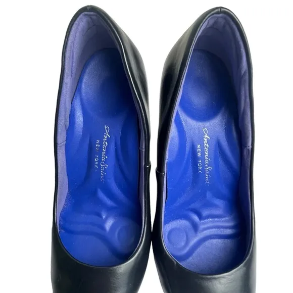 Antonia Saint NY WMNS Black High Heel Shoes Pumps Size OA55 / 5.5 / Narrow