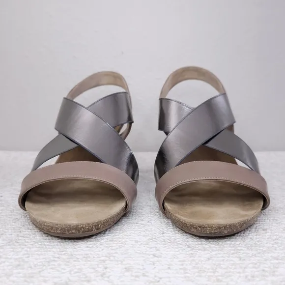 ANYI LU Bella Slingback Open-Toe Pumps EU 42.5 US 12