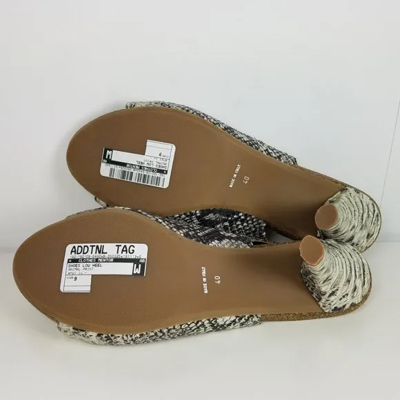 Anyi Lu Gray Bridget snake heel sandals
