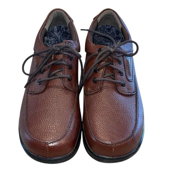 Apex Mens Ariya Moc Toe Dress Oxford Shoes Brown Size 12.5 NWOT
