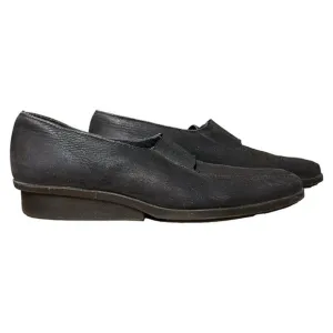 Arche Black Comfort Slip On Wedge Low Heel Shoes - 38