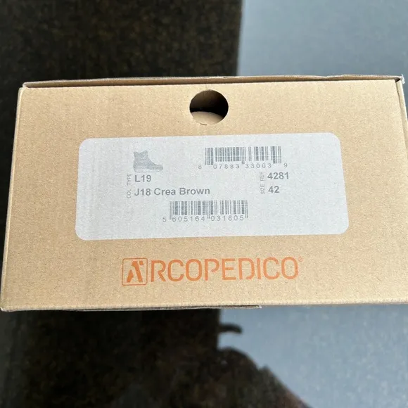 ARCOPEDICO L19 BROWN PULL-ON BOOTS, Size 42, Womens 11