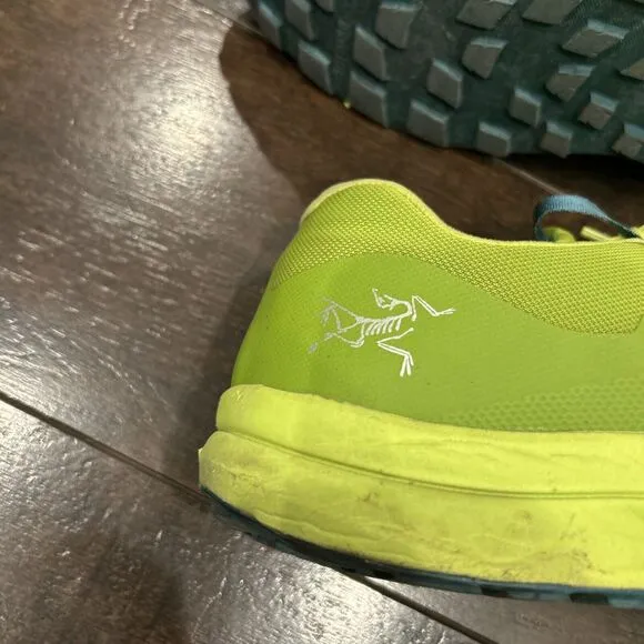 Arc'teryx Norvan LD 2 Trail Running Shoes Green Lace-Up Vibram Grip Size 11