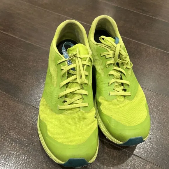 Arc'teryx Norvan LD 2 Trail Running Shoes Green Lace-Up Vibram Grip Size 11