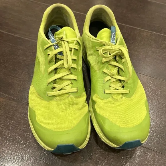 Arc'teryx Norvan LD 2 Trail Running Shoes Green Lace-Up Vibram Grip Size 11