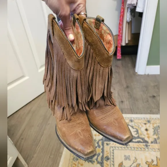 Ariat Gold Rush HTF Rare Cowboy Western Boots