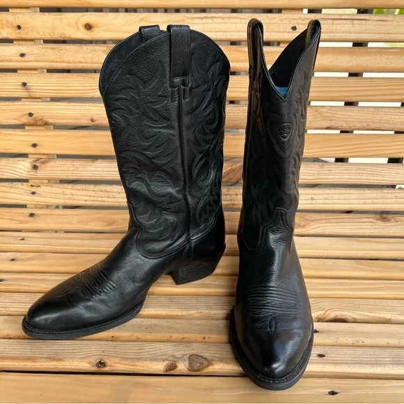 Ariat Men’s Heritage R Toe Western Boot 12D