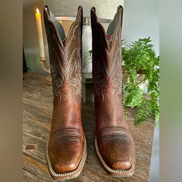 Ariat Women's Legend Leather Western Cowboy Boots - Size 9B