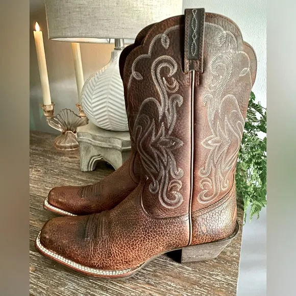 Ariat Women's Legend Leather Western Cowboy Boots - Size 9B