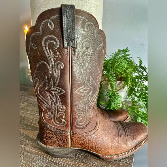 Ariat Women's Legend Leather Western Cowboy Boots - Size 9B
