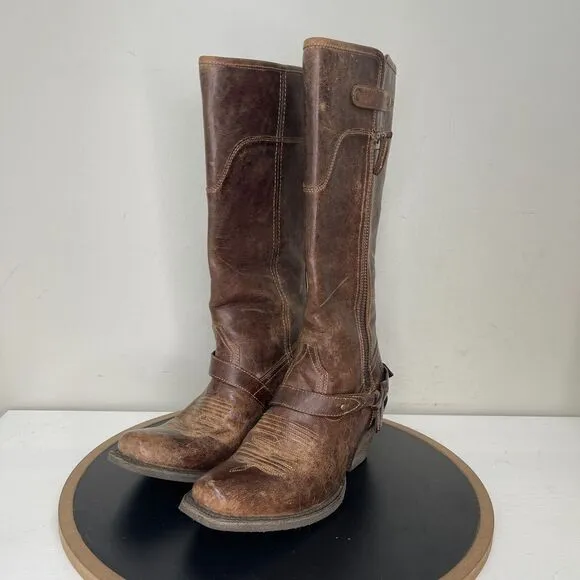 Ariat Women's Wild Flower Brown Mid-Calf Western Boots Size 7 B Cowboy
