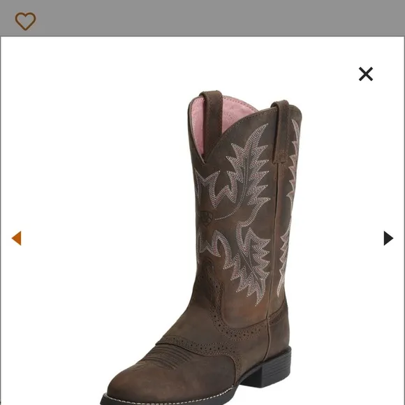 AriatWomen’s Heritage Stockman Western Boot 7B Like New Roper Boots