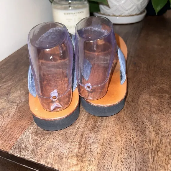 Art Peaux Lyon Handmade Tonunga Blue Leather Sandals w/Vibram Soles-42/11.5