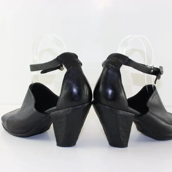 A.S.98 Peep Toe Heeled Leather Sandals Womens (EU 38/US 7.5)