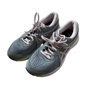 Asics everyday comfort amplifoam design gray pink size 8 sneakers running shoes