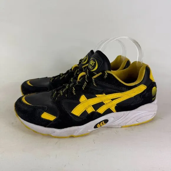 Asics Gel-Diablo Welcome to the Dojo Running Shoes Men 7.5 Black Yellow 1191A129