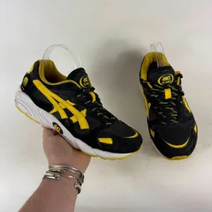 Asics Gel-Diablo Welcome to the Dojo Running Shoes Men 7.5 Black Yellow 1191A129