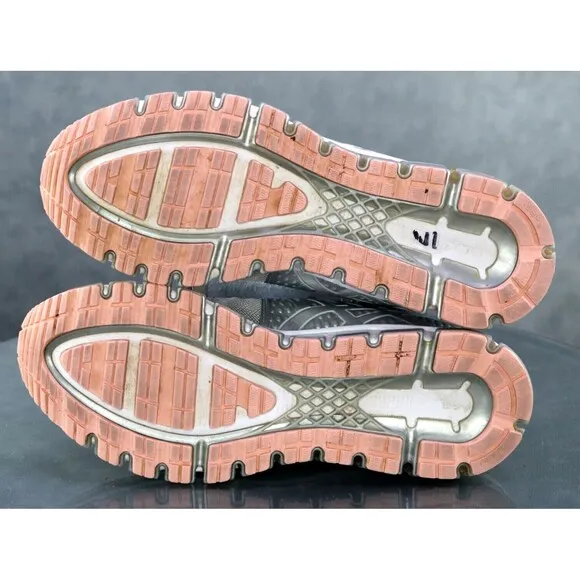 Asics Gel Quantum 120 Women's Trainers Running Shoes Size 9 Gray Coral