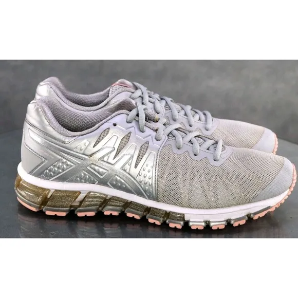 Asics Gel Quantum 120 Women's Trainers Running Shoes Size 9 Gray Coral