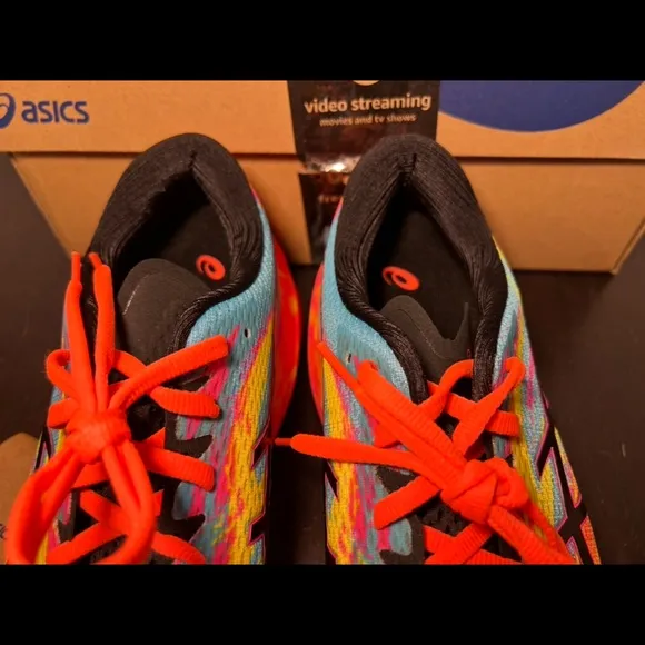 Asics Novablast 3 Running Shoes Sneakers Aquarium/Vibrant Yellow Mens 12.5