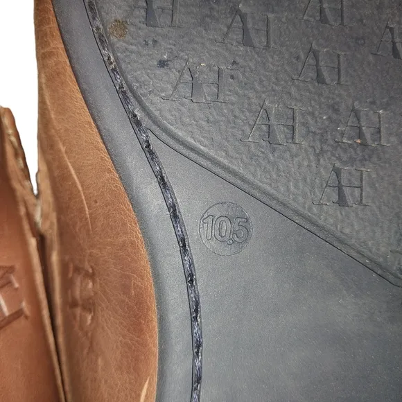 Austen Heller Slip On Driving Loafers Brown Leather MENS Size 10.5
