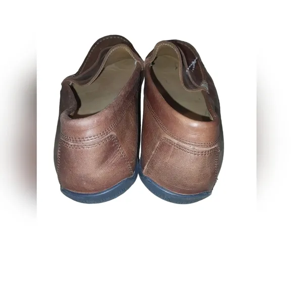 Austen Heller Slip On Driving Loafers Brown Leather MENS Size 10.5