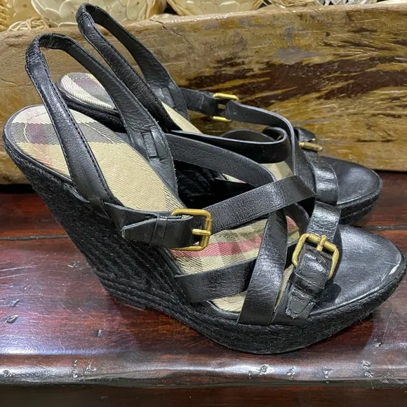 Authentic Burberry Wedges