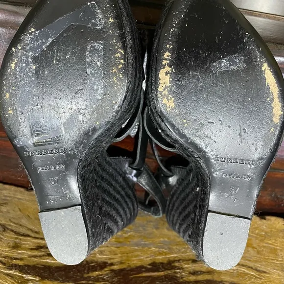 Authentic Burberry Wedges