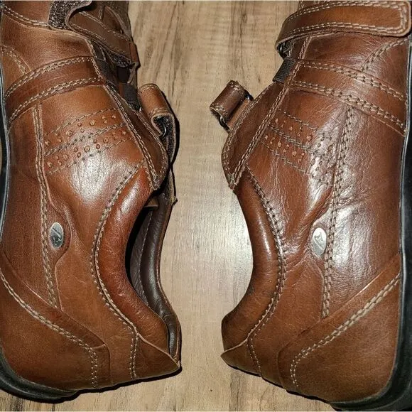 Bacco Bucci Men's Brown Strap Slip On Shoes Size 10.5