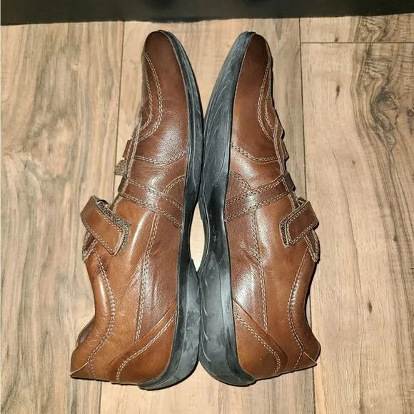Bacco Bucci Men's Brown Strap Slip On Shoes Size 10.5