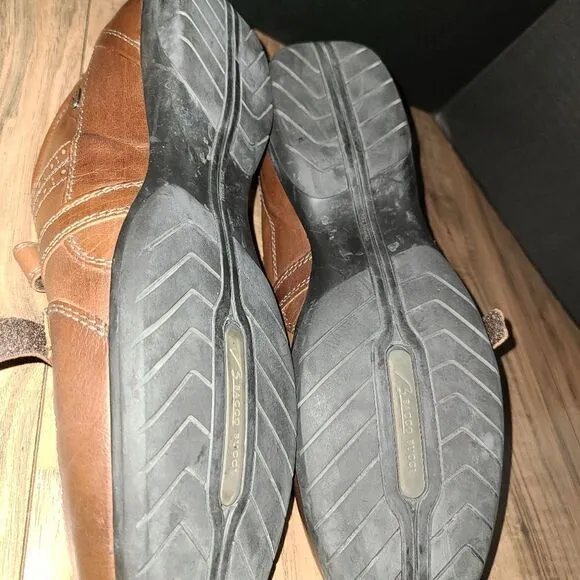 Bacco Bucci Men's Brown Strap Slip On Shoes Size 10.5