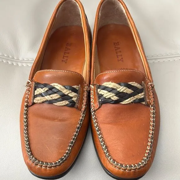 Bally Men's Brown Loafers sz 7