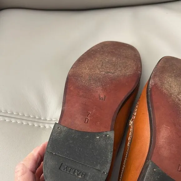 Bally Men's Brown Loafers sz 7
