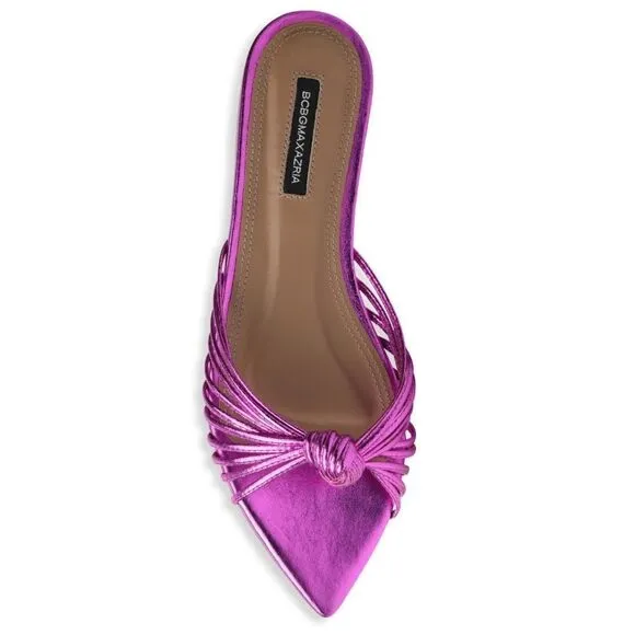 BCBGMAXAZRIA Veda Sandals Slides Pointed Toe