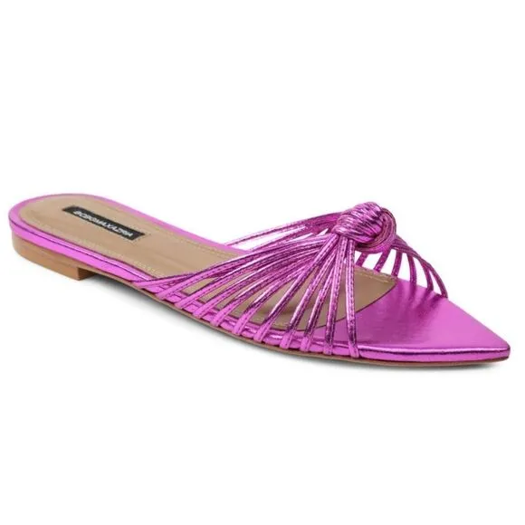 BCBGMAXAZRIA Veda Sandals Slides Pointed Toe