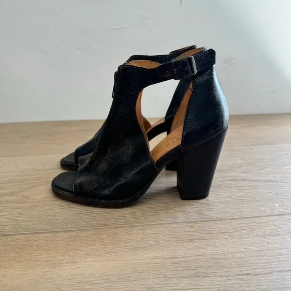 Bed Stu Olena Heeled Sandals Black Handmade