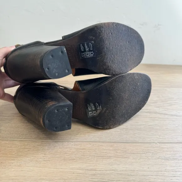 Bed Stu Olena Heeled Sandals Black Handmade