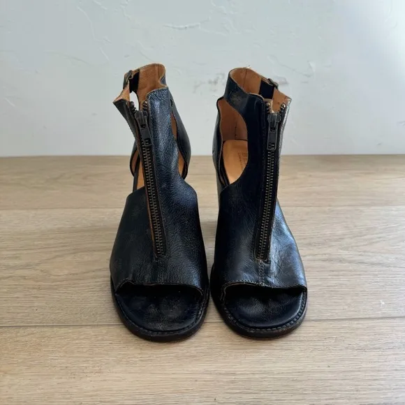 Bed Stu Olena Heeled Sandals Black Handmade