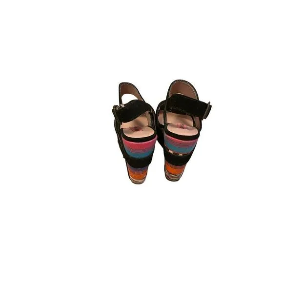 Betsey Johnson Wedge Sandals - 5.5