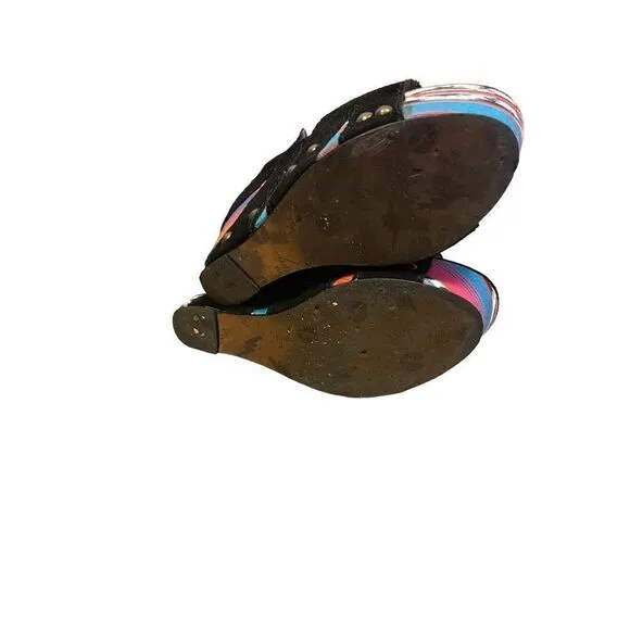 Betsey Johnson Wedge Sandals - 5.5