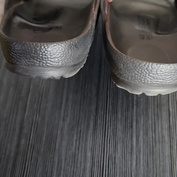 Birkenstock Adult Molded Arizona Eva Metallic Anthracite Slide Sandals EU 40