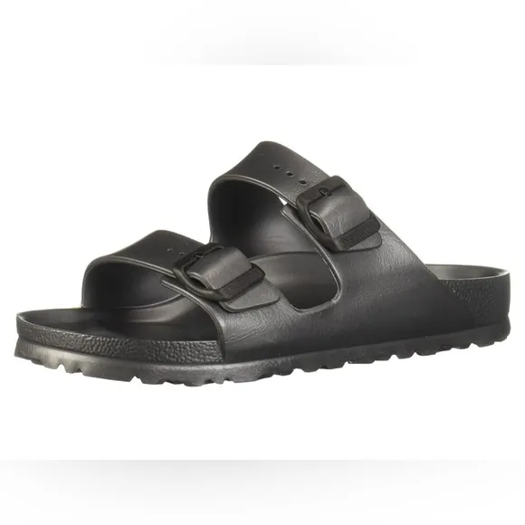 Birkenstock Adult Molded Arizona Eva Metallic Anthracite Slide Sandals
