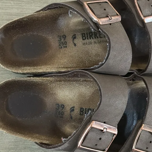 Birkenstock Arizona Birko-Flor Dark Brown Size 39