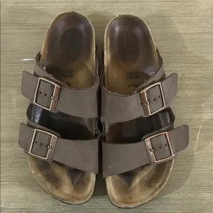 Birkenstock Arizona Birko-Flor Dark Brown Size 39