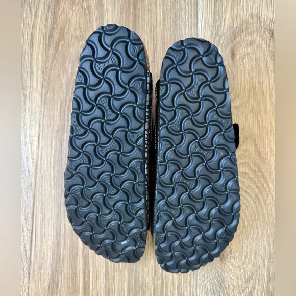 Birkenstock Arizona Birko Flor Sandals Metallic Stones Black US Size: 7-7.5 NWT