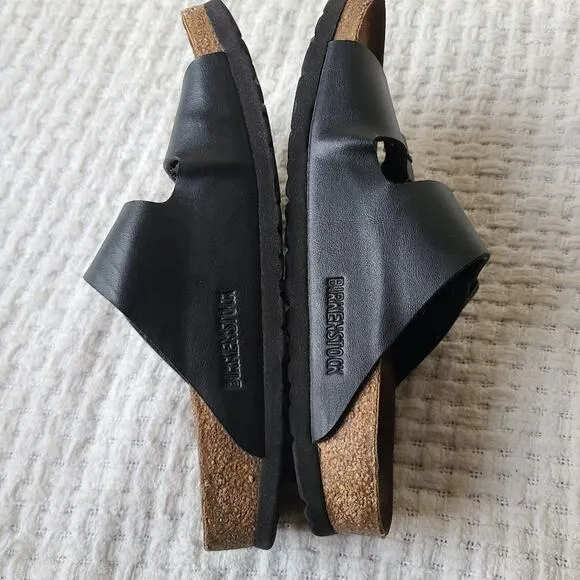 Birkenstock Arizona Black and Brown Leather Sandals Sandals Women's Size…