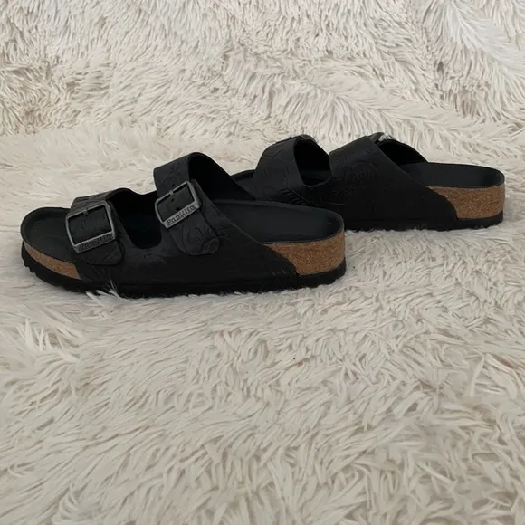 Birkenstock Arizona Embossed Leather Sandals